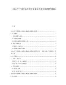 2025年中國(guó)多軌音頻硬盤(pán)播放機(jī)數(shù)據(jù)監(jiān)測(cè)研究報(bào)告