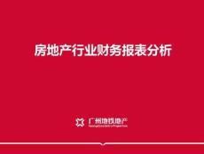 房地產行業財務報表分析