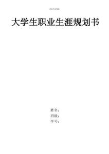 應(yīng)用德語專業(yè)-大學(xué)生職業(yè)生涯規(guī)劃書