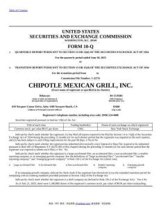 【SEC-2025行業(yè)研究報(bào)告】Form 10-Q CHIPOTLE MEXICAN GRILL INC