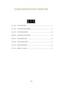 非金屬礦制品貿易中的知識產權保護問題-洞察及研究