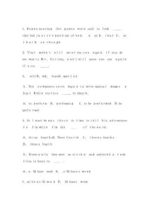 2023年專業英語四級詞匯題兼答案