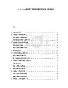 2025-2030年墻面漆項(xiàng)目投資價(jià)值分析報(bào)告