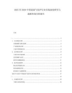 2025至2030中國逆流氣化爐行業市場深度研究與戰略咨詢分析報告