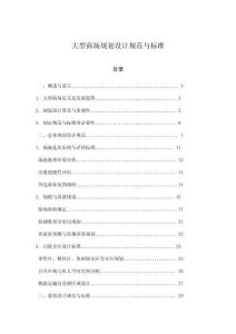 大型商場(chǎng)規(guī)劃設(shè)計(jì)規(guī)范與標(biāo)準(zhǔn)