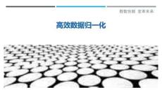 高效數據歸一化最佳分析