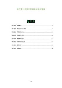 電子支付系統中的風險識別與管理-洞察及研究