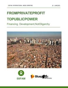 從私人利潤到公共權力：資助發展，而非寡頭政治