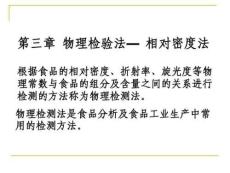 第三章相對密度法.