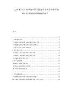 2025至2030全球及中國牙髓充填器和撒布器行業調研及市場前景預測評估報告