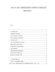 2025至2030可編程振蕩器行業調研及市場前景預測評估報告