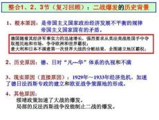 世界大戰的全面爆發