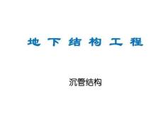 沉管結(jié)構(gòu).
