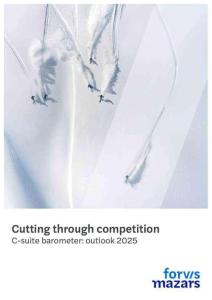 突破競爭：2025年亞太區高管晴雨表展望報告