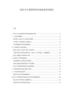 2025年中國鉬箔帶市場調(diào)查研究報告