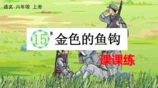 24人教統編版-小學六年級上冊第四單元15 金色的魚鉤 課課練