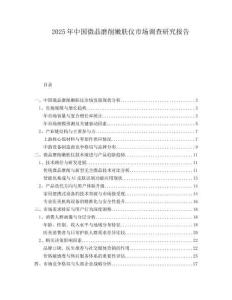 2025年中國微晶磨削嫩膚儀市場調查研究報告