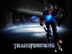 《卡通變形金剛模板》PPT課件