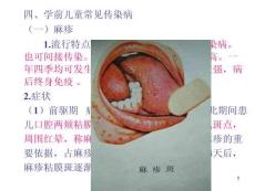 學前兒童常見病傳染病的護理及預防ppt課件
