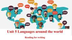 人教版必修第一冊 Unit 5  Languages around the world Reading for writing 課件