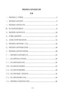 鋼結構防火材料選擇方案