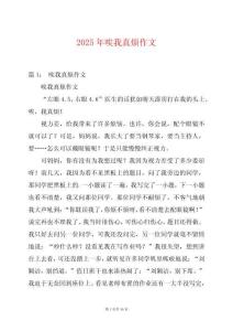 2025年唉我真煩作文