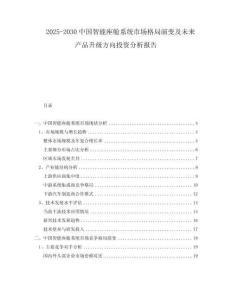 2025-2030中國智能座艙系統(tǒng)市場(chǎng)格局演變及未來產(chǎn)品升級(jí)方向投資分析報(bào)告