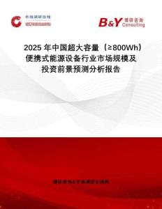 2025年中國超大容量（≥800Wh）便攜式能源設(shè)備行業(yè)市場(chǎng)規(guī)模及投資前景預(yù)測(cè)分析報(bào)告