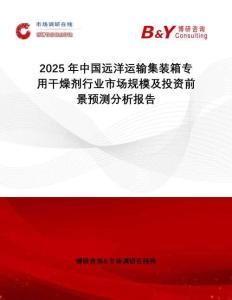 2025年中國遠洋運輸集裝箱專用干燥劑行業市場規模及投資前景預測分析報告