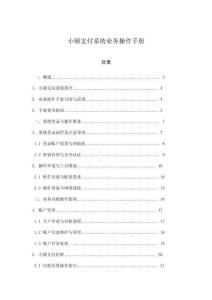 小額支付系統業務操作手冊