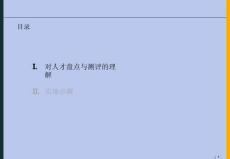 人才盤點(diǎn)與測評(píng)分享（29頁P(yáng)PT）