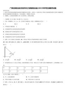 廣西壯族自治區(qū)河池市環(huán)江毛南族自治縣2025年中考五模數(shù)學(xué)試題含解析