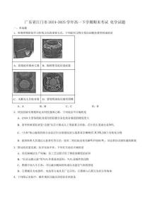 廣東省江門市2024-2025學年高一下學期7月期末調研測試（二）化學試卷（含答案）