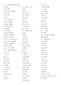 英語基礎(chǔ)詞匯