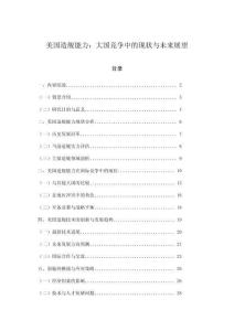 美國造艦?zāi)芰Γ捍髧偁幹械默F(xiàn)狀與未來展望