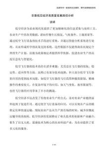 農(nóng)墾低空經(jīng)濟(jì)高質(zhì)量發(fā)展路徑分析