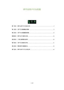 跨平臺用戶行為挖掘-洞察及研究