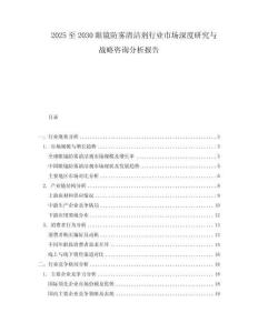 2025至2030眼鏡防霧清潔劑行業(yè)市場(chǎng)深度研究與戰(zhàn)略咨詢分析報(bào)告