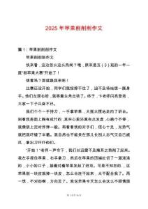 2025年蘋果削削削作文