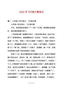 2025年飛行棋大賽周記