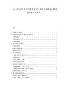 2025至2030中國渦街流量計行業項目調研及市場前景預測評估報告