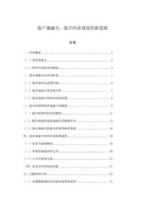 港產(chǎn)城融合：臨空經(jīng)濟(jì)規(guī)劃的新思路