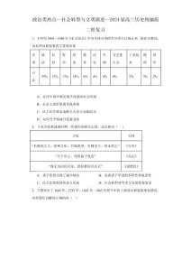 政治類熱點--社會轉(zhuǎn)型與文明演進(jìn)--2024屆高三歷史統(tǒng)編版二輪復(fù)習(xí)原卷版