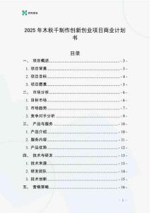 2025年木秋千制作創(chuàng)新創(chuàng)業(yè)項目商業(yè)計劃書