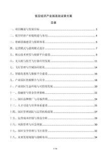 低空經(jīng)濟(jì)產(chǎn)業(yè)園高效運(yùn)營(yíng)方案