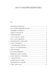 2025年中國(guó)咸草帽市場(chǎng)調(diào)查研究報(bào)告