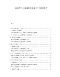 2025年冷拉橢圓形管項(xiàng)目可行性研究報(bào)告