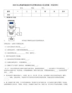 2025年山西省陽城縣初中化學(xué)期末測試大全及答案（奪冠系列）
