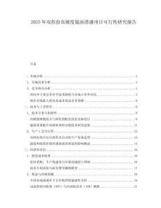 2025年雙組份高硬度鏡面清漆項(xiàng)目可行性研究報(bào)告