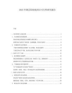 2025年鋼芯鋁絞線項(xiàng)目可行性研究報(bào)告